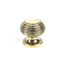 From the Anvil Beehive Cabinet Knob 30mm Aged Brass