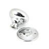 From the Anvil Mushroom Mortice/Rim Knob Set Polished Chrome
