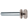 Carlisle Brass Concealed Door Closer Radius Satin Chrome