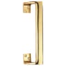 Carlisle Brass Cranked Pull Handle Oval Grip 227mm Polished Brass
