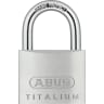 ABUS 64TI Series Titalium Padlock 77 x 50 x 17mm Chrome Plated