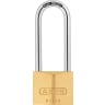 ABUS 65 Series Long Shackle Carded Brass Padlock 103 x 40 x 15mm