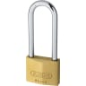 ABUS 65 Series Long Shackle Carded Brass Padlock 103 x 40 x 15mm