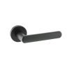 Status Michigan Designer Lever on Round Rose Matt Black