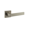 Status Montana Designer Lever on S4 Square Rose Satin Nickel
