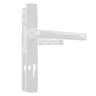 ASEC 70 Lever/Lever Door Furniture To Suit Ferco 205mm Backplate White