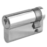 ASEC 6-Pin Euro Half Cylinder 50mm (40/10) Keyed To Differ Nickel Plated Visi