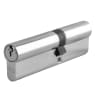 ASEC 5-Pin Euro Double Cylinder 110mm 45/65 (40/10/60) Keyed To Differ Polished Brass Visi