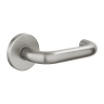 ASEC URBAN Portland P5 Return Bar Lever on Round Rose Door Furniture Stainless Steel (Visi)