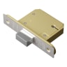 ASEC BS 5 Lever British Standard Deadlock 64mm Stainless Steel Keyed To Differ Boxed