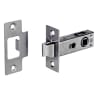 ASEC Bolt Through Tubular Mortice Latch 63mm Zinc Plated