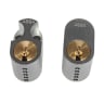 Assa Abloy R502 Ruko Scandinavian Oval Profile 5 Pin Double Cylinder Satin Chrome