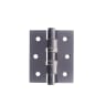 Atlantic Ball Bearing Hinge 76 x 51 x 3mm Black Nickel