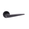 Forme Foglia Designer Lever on Minimal Round Rose Matt Black