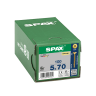 SPAX YELLOX Coated Universal Woodscrews PZ2 Bit Recess 5.0 x 70mm Box of 100