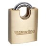 Burg-Wachter Closed Shackle Padlock Brass 40mm