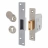 Union 3G114 C-Series 5 Lever Mortice Deadlock 80mm Satin Chrome