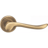 Serozzetta Verdun Lever On Rose Antique Brass