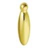Carlisle Brass Covered Pear Drop Shaped Escutcheon Polished Brass