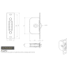 Carlisle Brass Sash Window Axle Pulley Polished Brass