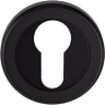 Serozzetta Euro Profile Escutcheon 50 x 10mm Matt Black