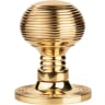 Carlisle Brass Queen Anne Style Mortice Knob Set Polished Brass