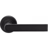 Serozzetta Edge Lever on Round Rose Matt Black