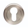 Serozzetta Euro Profile Escutcheon 51 x 10mm Satin Nickel