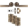 Carlisle Brass Belas Latch Pack Ultimate Door Pack Antique Brass