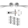 Carlisle Brass Sintra Latch Pack Ultimate Door Pack Polished Chrome