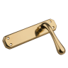 Carlisle Brass Eden Lever on Bathroom Backplate Polished Brass