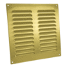 Carlisle Brass Ventilator Louvre Pattern 242 x 242mm Polished Brass