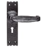 Carlisle Brass Ludlow Slimline V Lever Lock Handle Black Antique