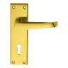Carlisle Brass Victorian Lever Lock Furniture Polished Brass