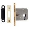 Eurospec Easi-T Economy Euro Profile Deadlock 76mm Electro Brassed