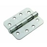 Eurospec Marine Grade Fire Door Ball Bearing Hinge Steel Satin Stainless Steel Pack of 2