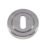 Carlisle Brass Lock Escutcheon 50 x 10mm Polished Nickel
