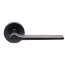 Carlisle Brass Velino Lever on Round Rose Matt Black