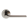 Carlisle Brass Velino Lever on Round Rose Polished Nickel