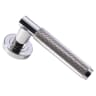 Carlisle Brass Varese Knurled Lever on Rose Polished Nickel