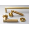 Carlisle Brass Varese Knurled Lever on Rose Satin Brass