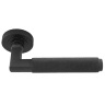Carlisle Brass Terazzo Lever On Round Rose Matt Black