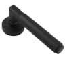 Carlisle Brass Masano Lever On Rose Matt Black