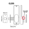 Codelocks Key Override Mortice Digital Lock 141 x 41 x 85mm