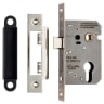 Eurospec Easi-T Economy Euro Profile Sashlock 64mm Satin Nickel
