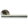 Eurospec Contract Straight Style Lever Sprung Rose Satin Stainless Steel