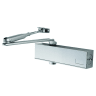 Eurospec Size 2-6 Fire Door Closer Silver with Backcheck