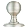 Carlisle Brass Delamain Reeded Concealed Fix Knob Satin Chrome