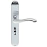 Carlisle Brass Andros Lever on Bathroom Backplate Polished Chrome