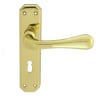 Carlisle Brass Eden Lever Lock Handle PVD Stainless Brass